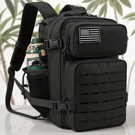 25L Rucksack | Outdoor Survival, Wandern & Fitness | Rucksack für Damen & Herren mit Doppel-Flaschenhalter Kaufschwan®