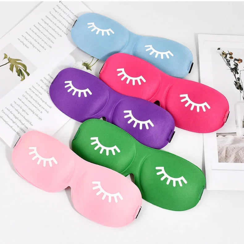 3D Schlafmaske mit Beauty-Wimpern-Design | Schlafmaske | Augenbinde als Schlafhilfe für Reisen, Outdoor & Zuhause Kaufschwan®