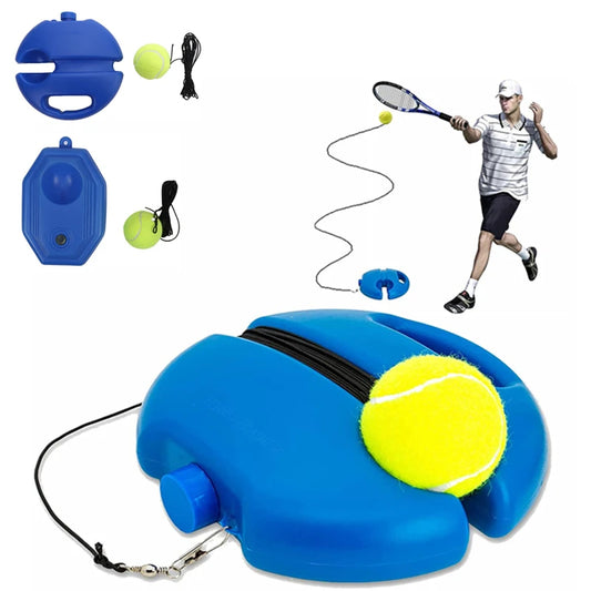 Tennis Trainer Rückprallball mit Schnur & Basisplatte – Selbsttrainingsgerät für Anfänger & Profis Kaufschwan®