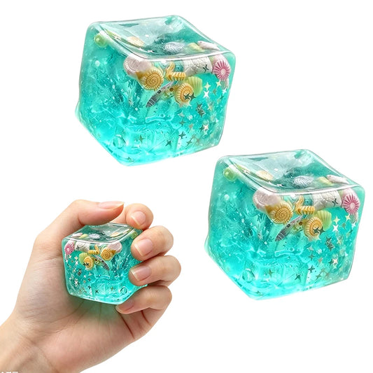 Ozeanmuschel Transparentes Maltose-Squishy – Superweiches Sternwürfel Knautsch-, Fidget- & Sensorik-Stressball-Spielzeug für Erwachsene Kaufschwan®