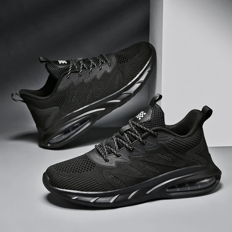Herren Laufschuhe – Modische Trainingssneaker mit Dämpfung | Atmungsaktive Mesh Sportschuhe für Laufen, Gehen & Rennen Kaufschwan®