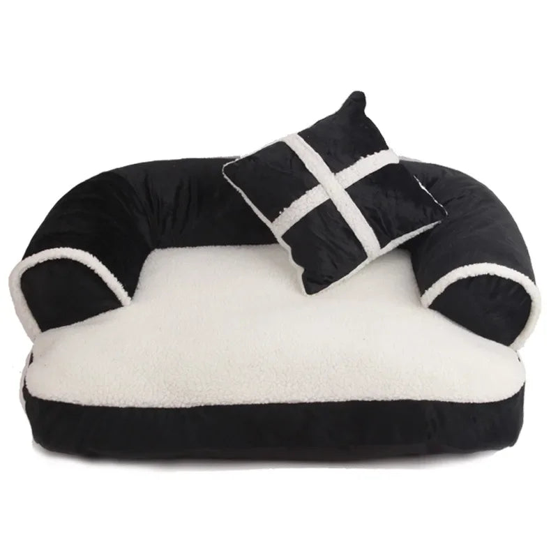 Klassisches England Haustierbett – Weiches Warmes Hunde- & Katzen Sofa Nest Kaufschwan®