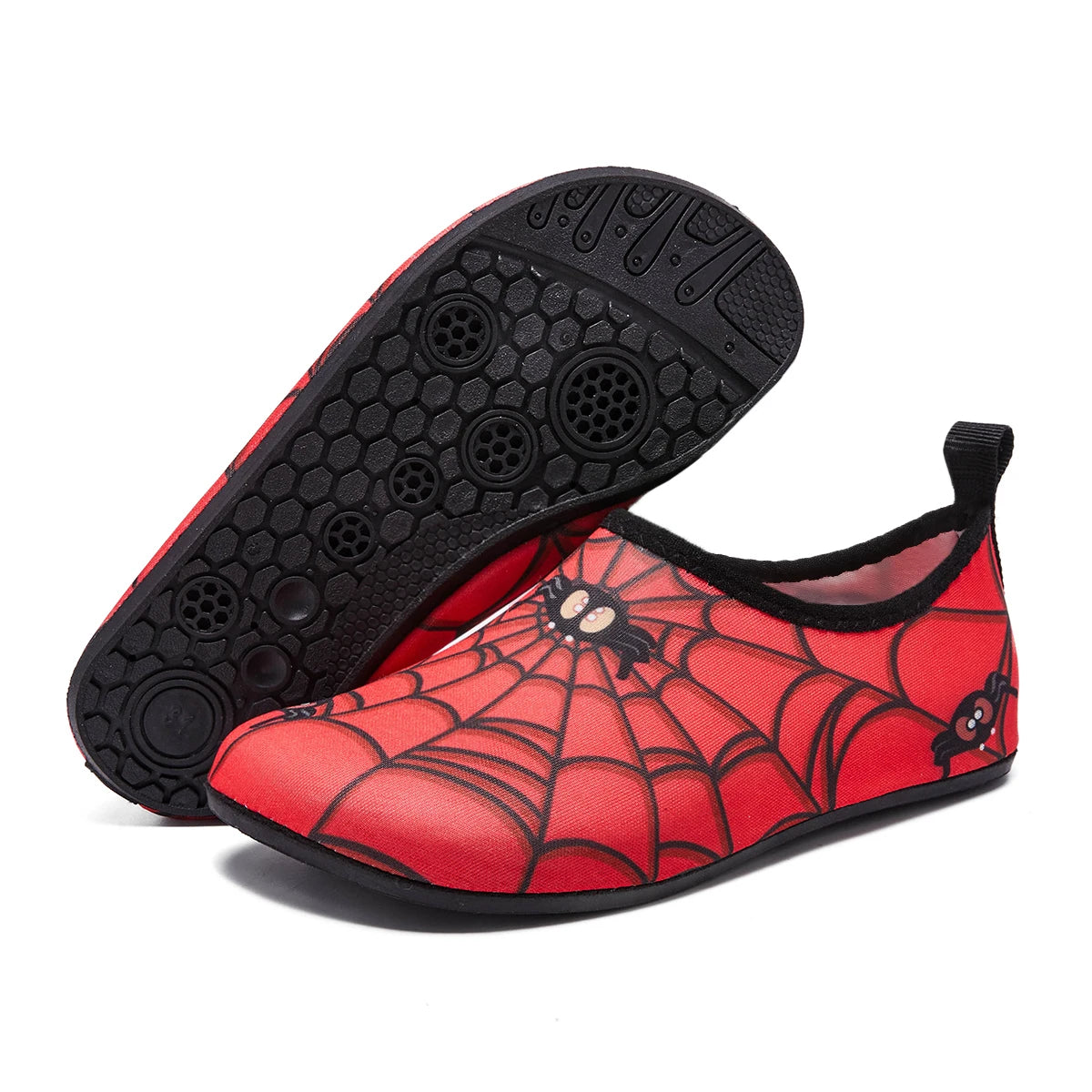 Kinder Schnelltrocknende Wasserschuhe – Leichte Barfuß Badesocken & Aqua Schuhe für Jungen & Mädchen Kaufschwan® Rot 30/31