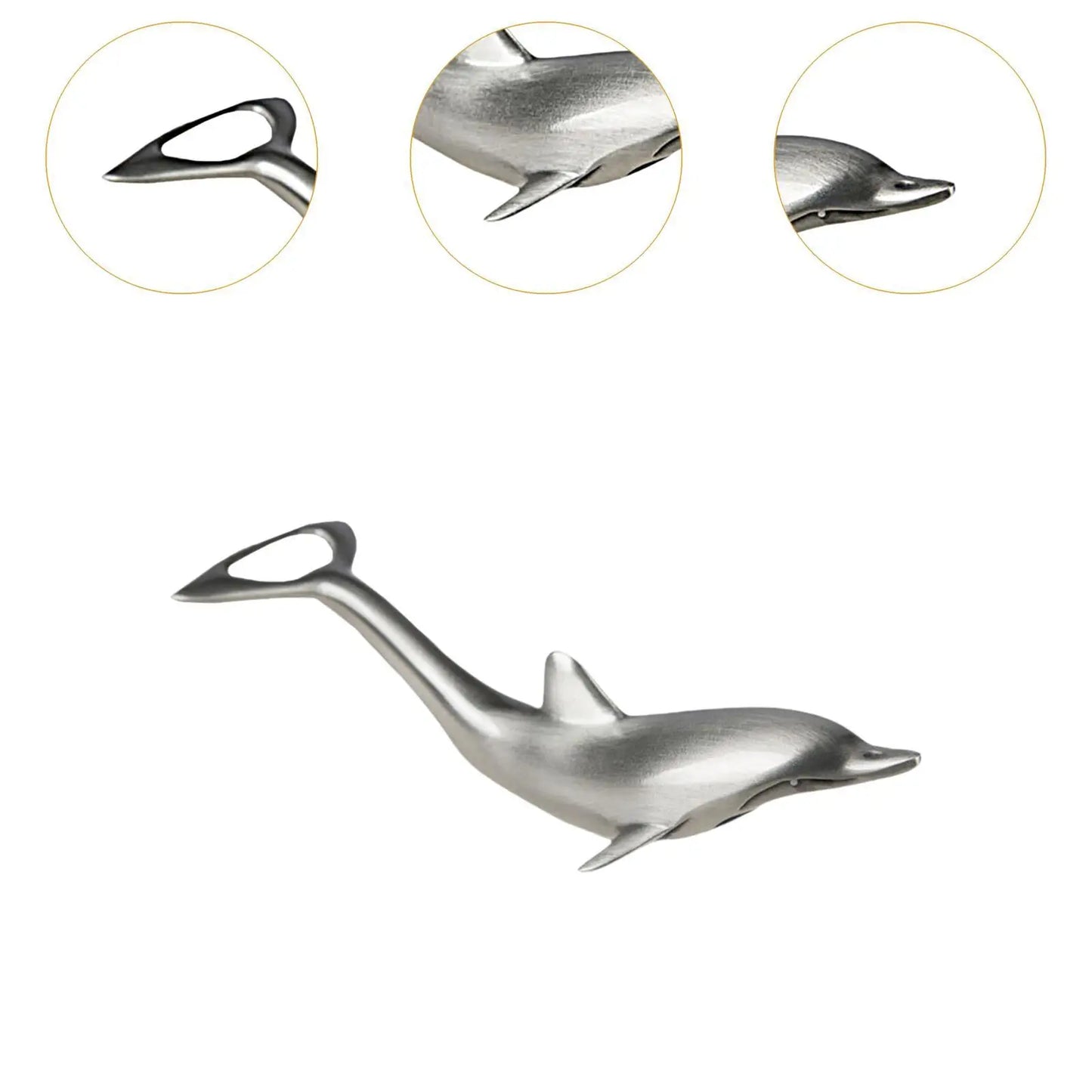 Delfin Flaschenöffner – Leichtes Metall Bar Werkzeug für Club & Zuhause Kaufschwan®
