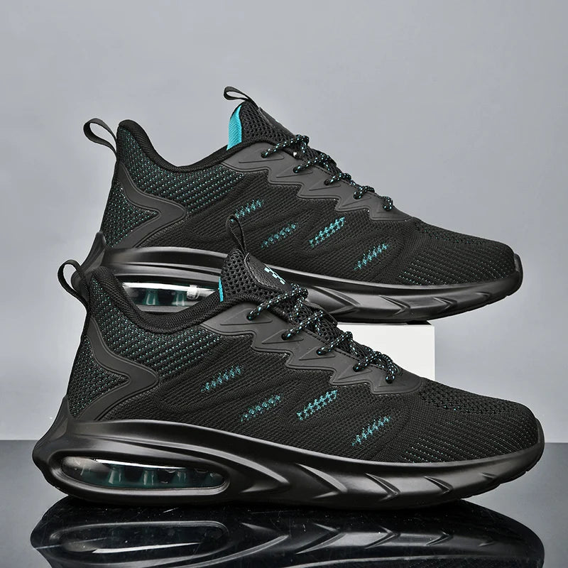 Herren Laufschuhe – Modische Trainingssneaker mit Dämpfung | Atmungsaktive Mesh Sportschuhe für Laufen, Gehen & Rennen Kaufschwan®