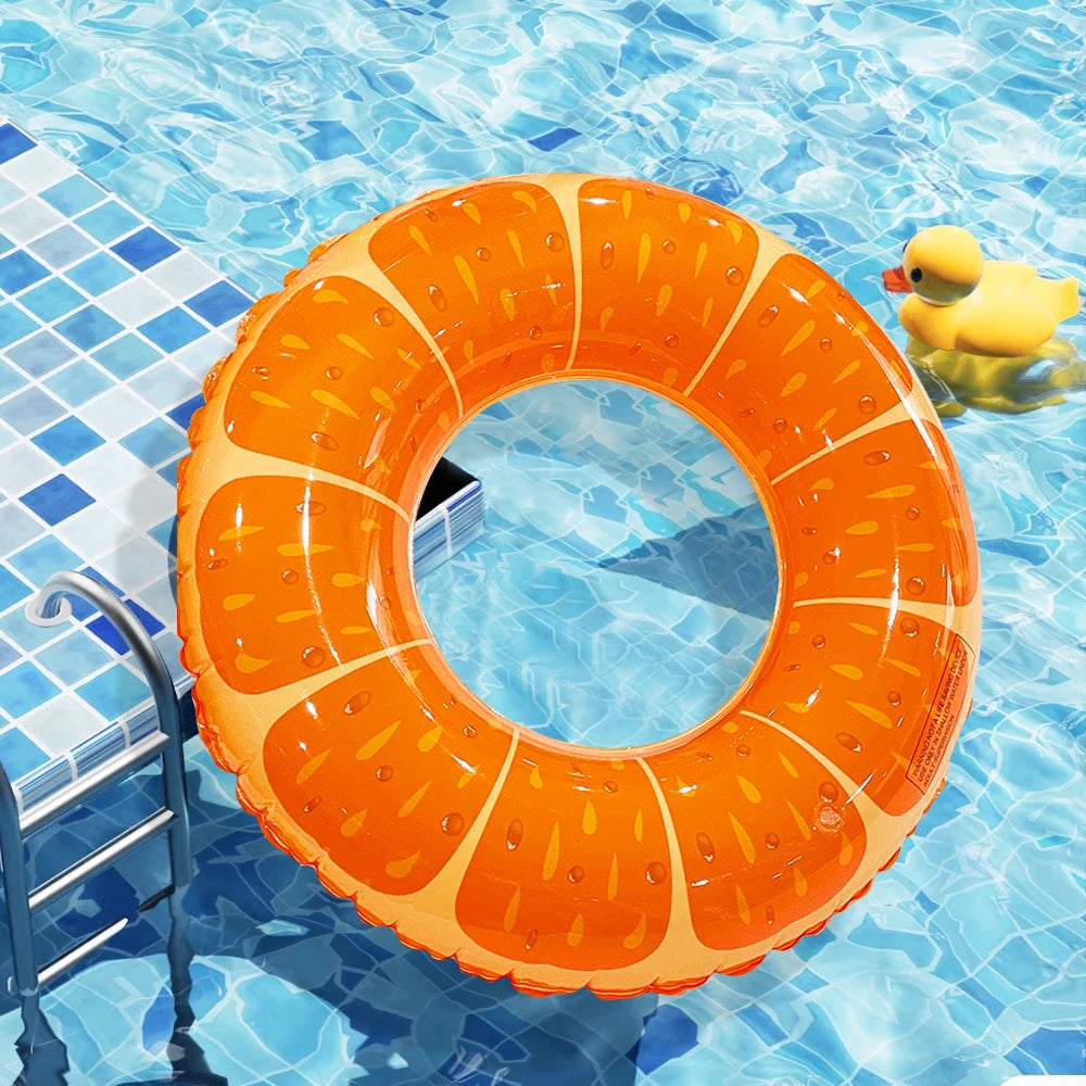 Aufblasbarer Schwimmring mit Fruchtmotiv – PVC Pool Schwimmreifen für Strand & Poolparty Kaufschwan®