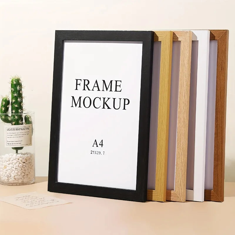 Vintage Holz Bilderrahmen Set – Wandmontage Galerie Rahmen für Wohnraum Dekoration Kaufschwan®