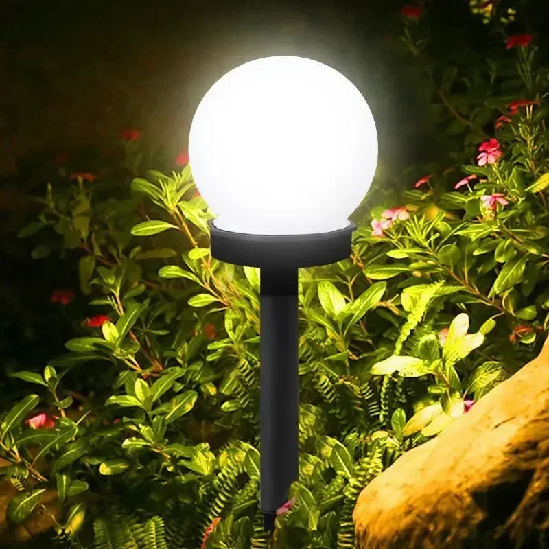 Solar LED Gartenlichter Kaltweiß – Wasserdichte Kugelleuchten für Garten, Hof, Weg & Rasen Kaufschwan®