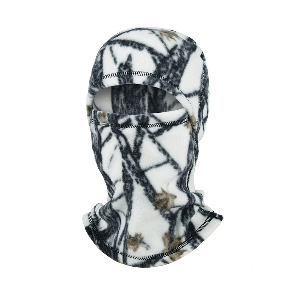 Vollgesichts-Balaclava – Winter Thermo-Fleece-Maske | Motorrad, Fahrrad & Sport Lauf Sturmhaube mit Halswärmer