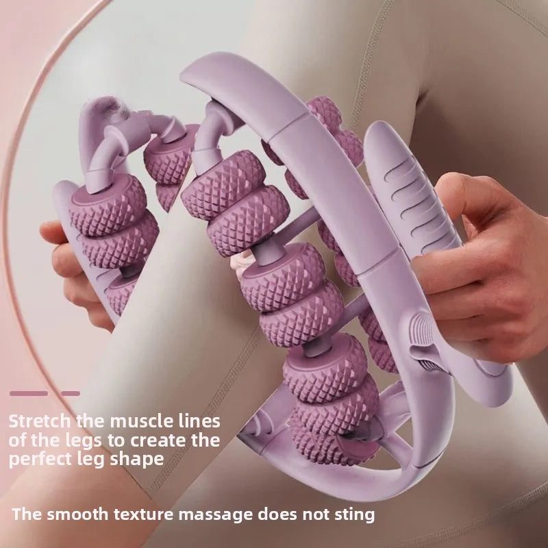 28-Rad-Ringförmiger Bein-Klemm-Massager | Anti-Cellulite & Körper-Slimming-Roller Kaufschwan®