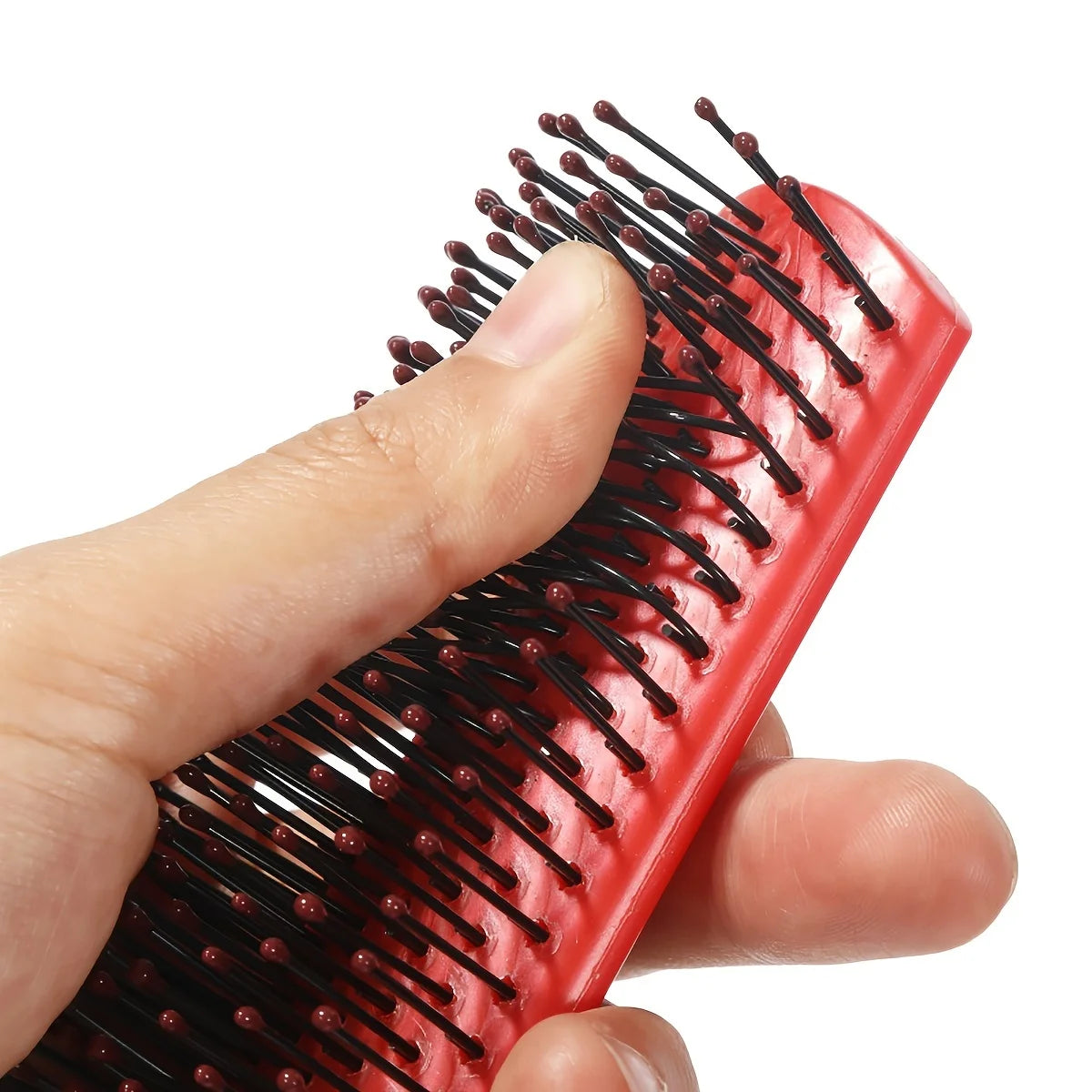 Kunststoff Entwirrungs-Haarbürste – Massagekamm für Alle Haartypen | Unisex Friseur-Werkzeug für Damen & Herren