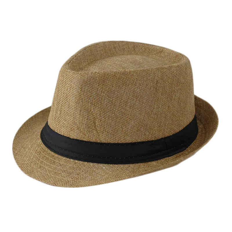 Klassischer Hut – Cowboy-Stil Sonnenhut für Herren, Damen & Kinder, Britischer Klassiker Kaufschwan® Gras schwarz-khaki