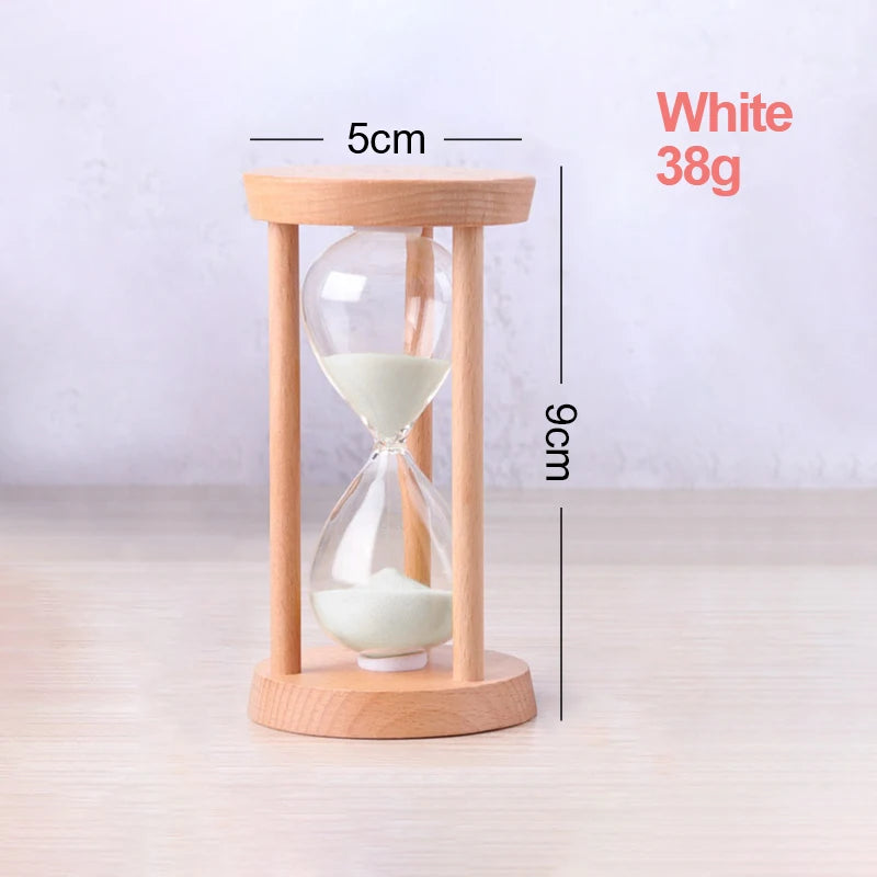 Holz Sanduhr Timer – Kreative Schreibtisch Dekoration & Moderne Wohn Sanduhr Geschenkidee