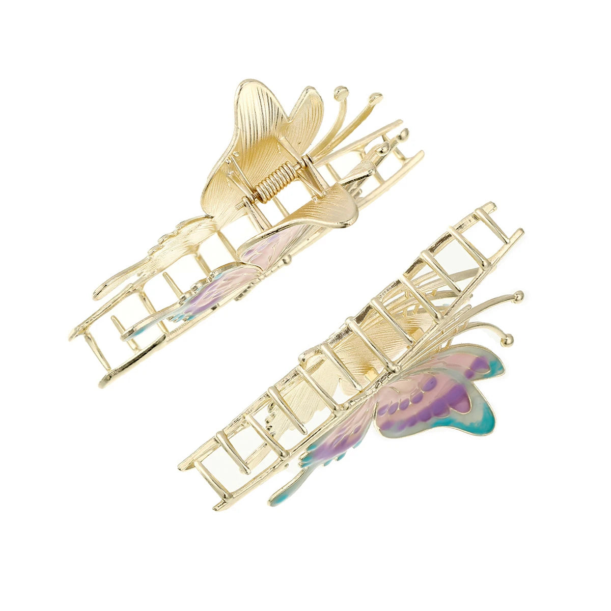 Elegante 10cm Metall Schmetterling Haarklammer – Langlebige Haarklammer für Damen Kaufschwan®