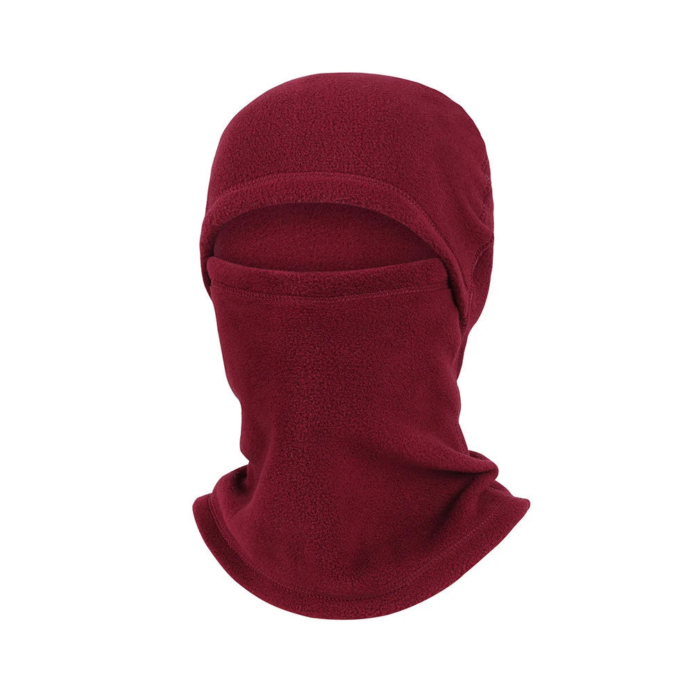 Vollgesichts-Balaclava – Winter Thermo-Fleece-Maske | Motorrad, Fahrrad & Sport Lauf Sturmhaube mit Halswärmer