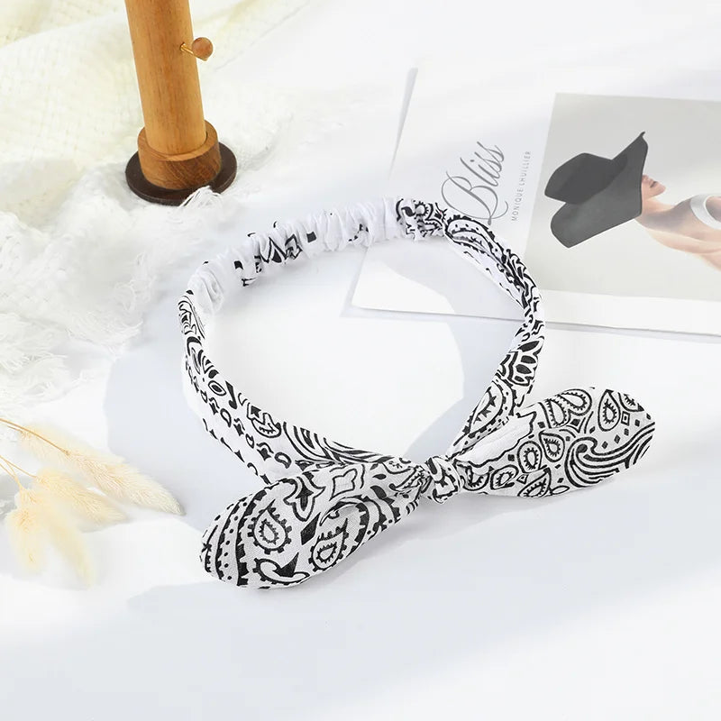 Bandana Haarreif mit Schleife – Geknotetes Turban-Haarreif für Damen & Mädchen Kaufschwan®