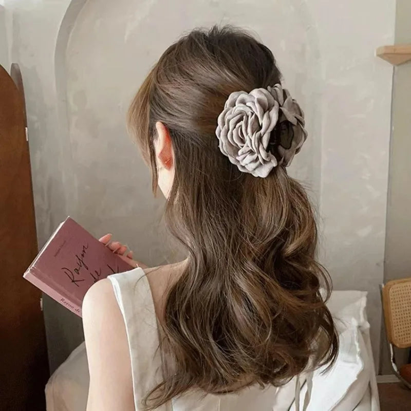 Stoff-Rosen-Haarklammern – Elegante Haaraccessoires für Damen & Mädchen Kaufschwan®