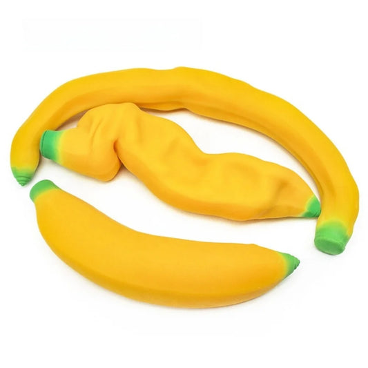 Simuliertes Bananen-Knautschspielzeug – Weiches Langsam Rückfederndes Sensorik- & Fidget-Spielzeug zum Drücken, Entspannen & Stressabbau Kaufschwan®