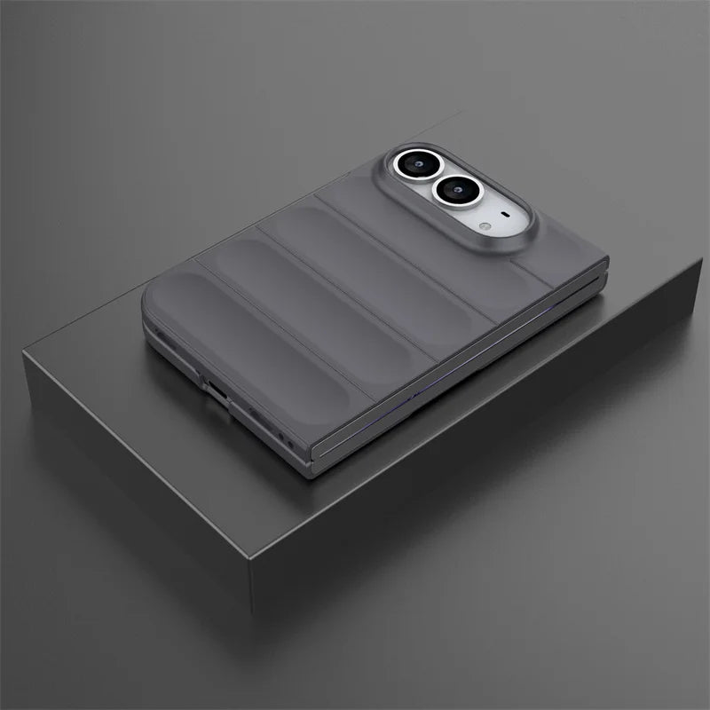 iPhone Duo Schutzhülle – Rutschfeste Matte PC-Hülle mit Stoß- und Kratzschutz Kaufschwan® Dunkelgrau iPhone Duo