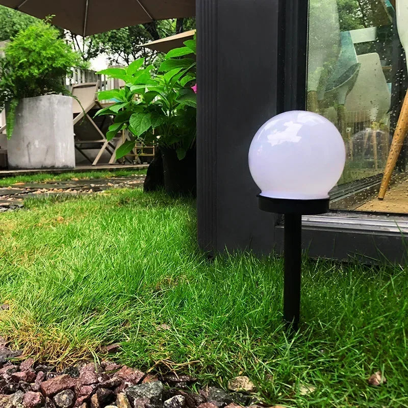 Solar LED Gartenlichter Kaltweiß – Wasserdichte Kugelleuchten für Garten, Hof, Weg & Rasen Kaufschwan®