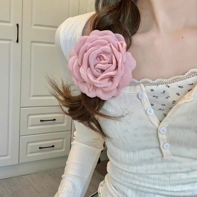 Stoff-Rosen-Haarklammern – Elegante Haaraccessoires für Damen & Mädchen Kaufschwan®