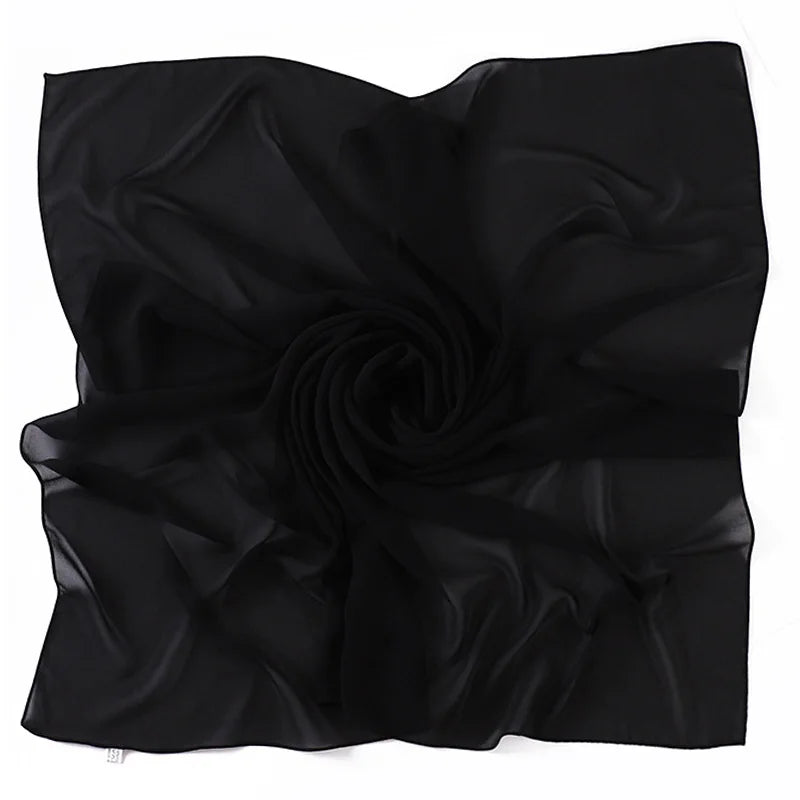 85×85CM Kopftuch – Damen Quadrat Hijab | Muslimisches Einfarbiges Kopftuch, Modischer Schal & Unterkopftuch