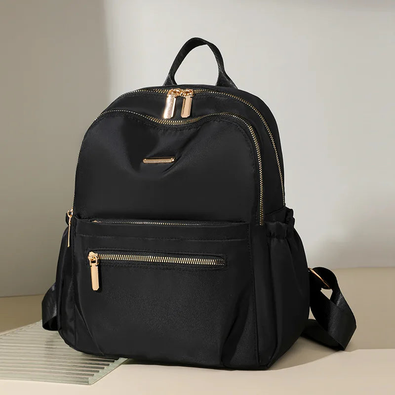 Großraum-Rucksack für Damen | Nylon Freizeit-Reise-Rucksack | Vielseitiger Solider Tagesrucksack für Frauen Kaufschwan®