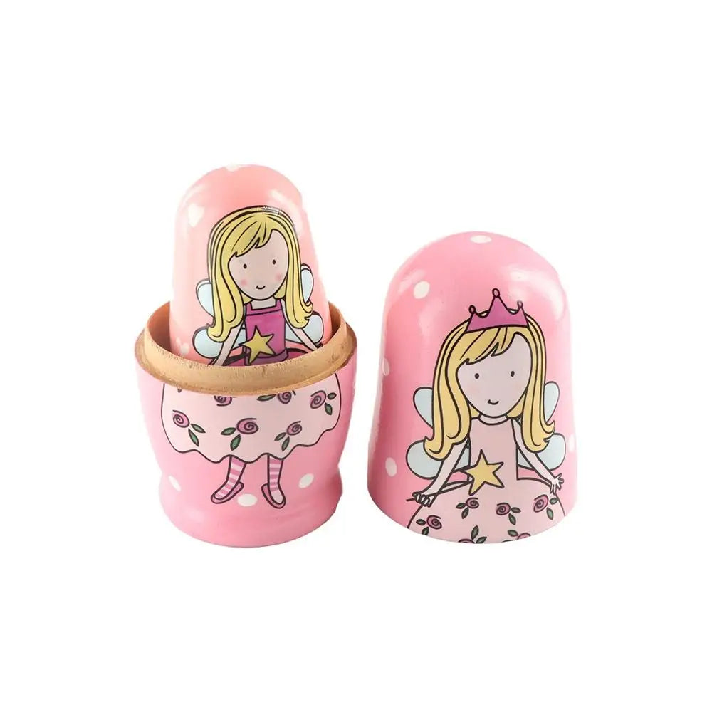 Holz-Matrjoschka – Russische Nestpuppen Set | Dekoration & Spielzeug Geschenk für Kinder
