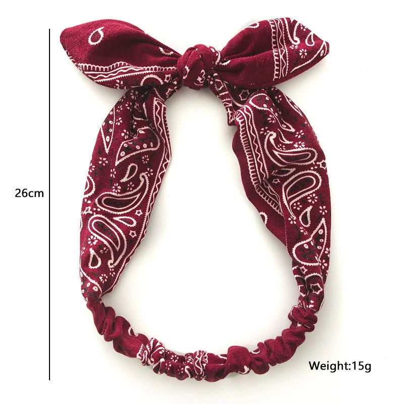 Bandana Haarreif mit Schleife – Geknotetes Turban-Haarreif für Damen & Mädchen Kaufschwan®