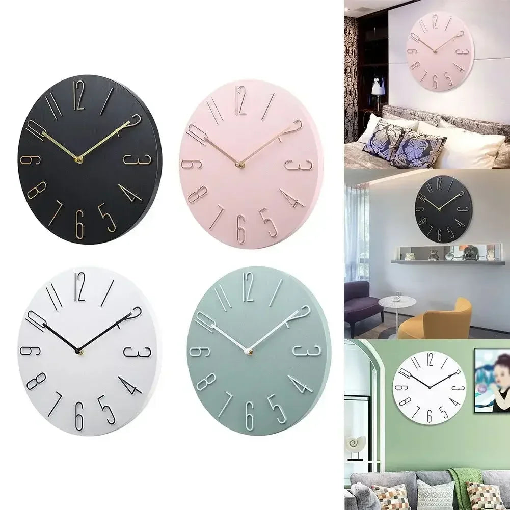 Moderne Minimalistische Luxus Wanduhr – Leise Quarz Deko Uhr Kaufschwan®