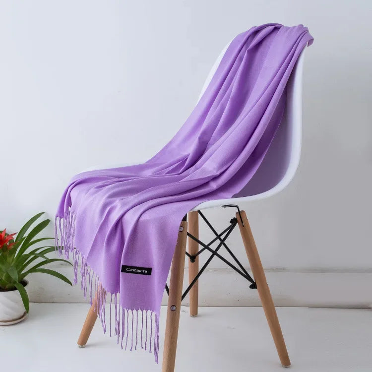 Damen Pashmina Schal | Weich wie Kaschmir | Warmer Winter Schal, Reise- & Büro-Accessoire