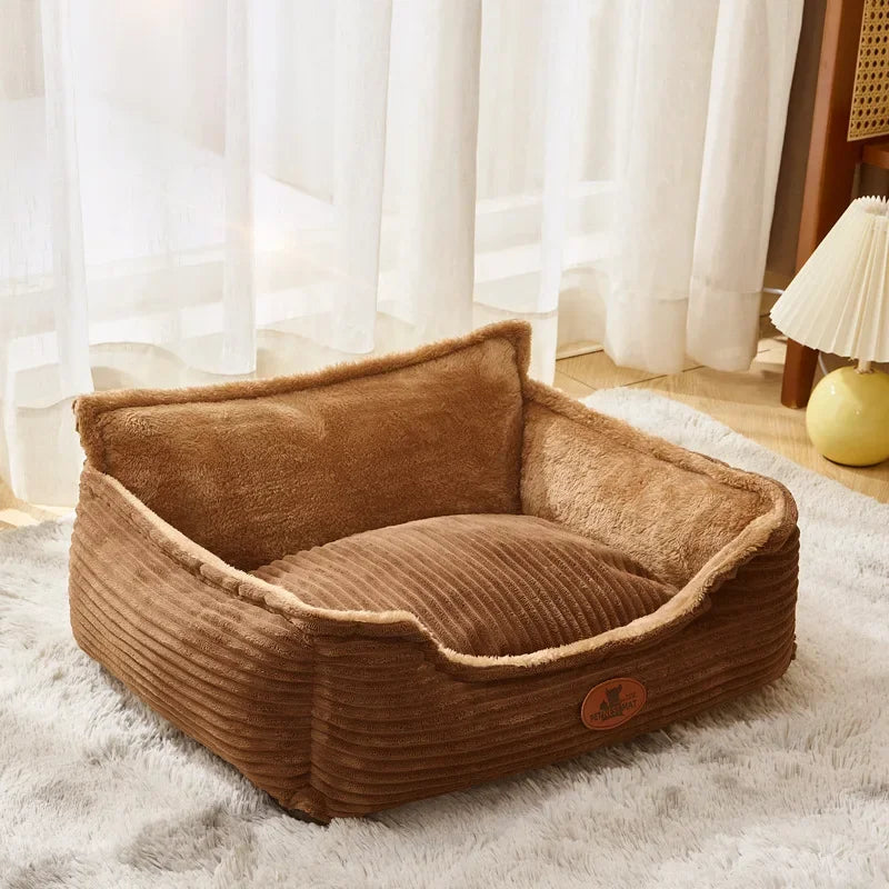 Abnehmbares Waschbares Hundebett – Warmes Herbst Winter Haustier Sofa Nest Kaufschwan®
