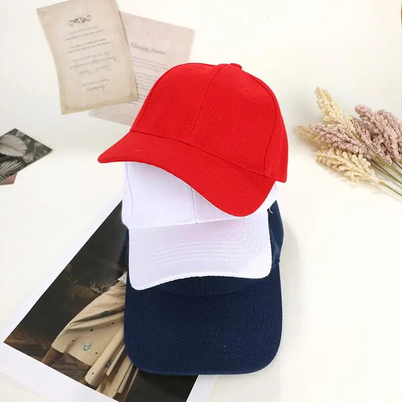 Modische Candy Color Kinder Baseballkappe | Verstellbare Sommer Sonnenkappe für Jungen & Mädchen | Reise & Outdoor Sonnenschutz Kaufschwan®