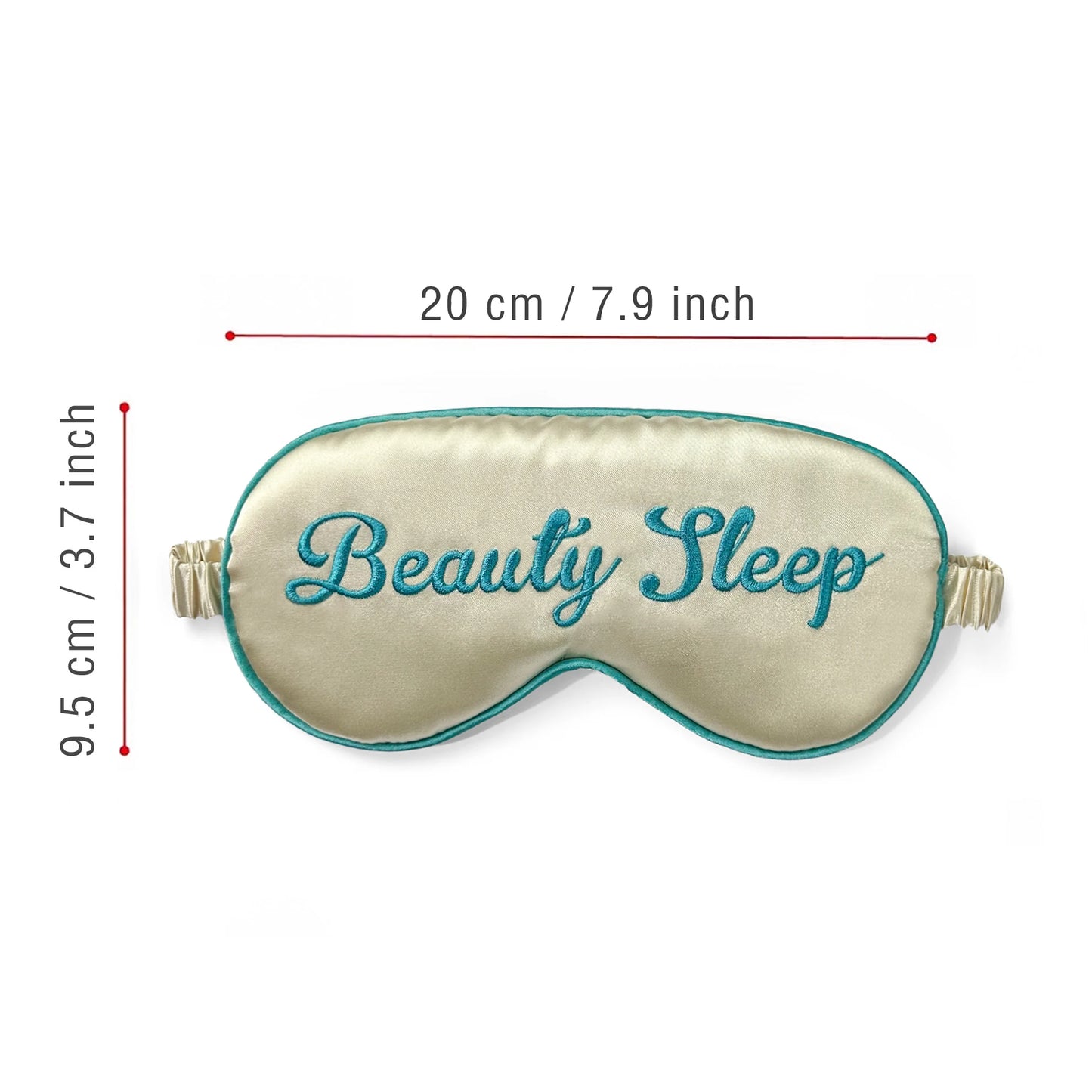 Beauty Schlafmaske | Weiche Doppelseitige Seiden-Augenabdeckung | Lichtblockierende Augenbinde mit Elastischem Band Kaufschwan®