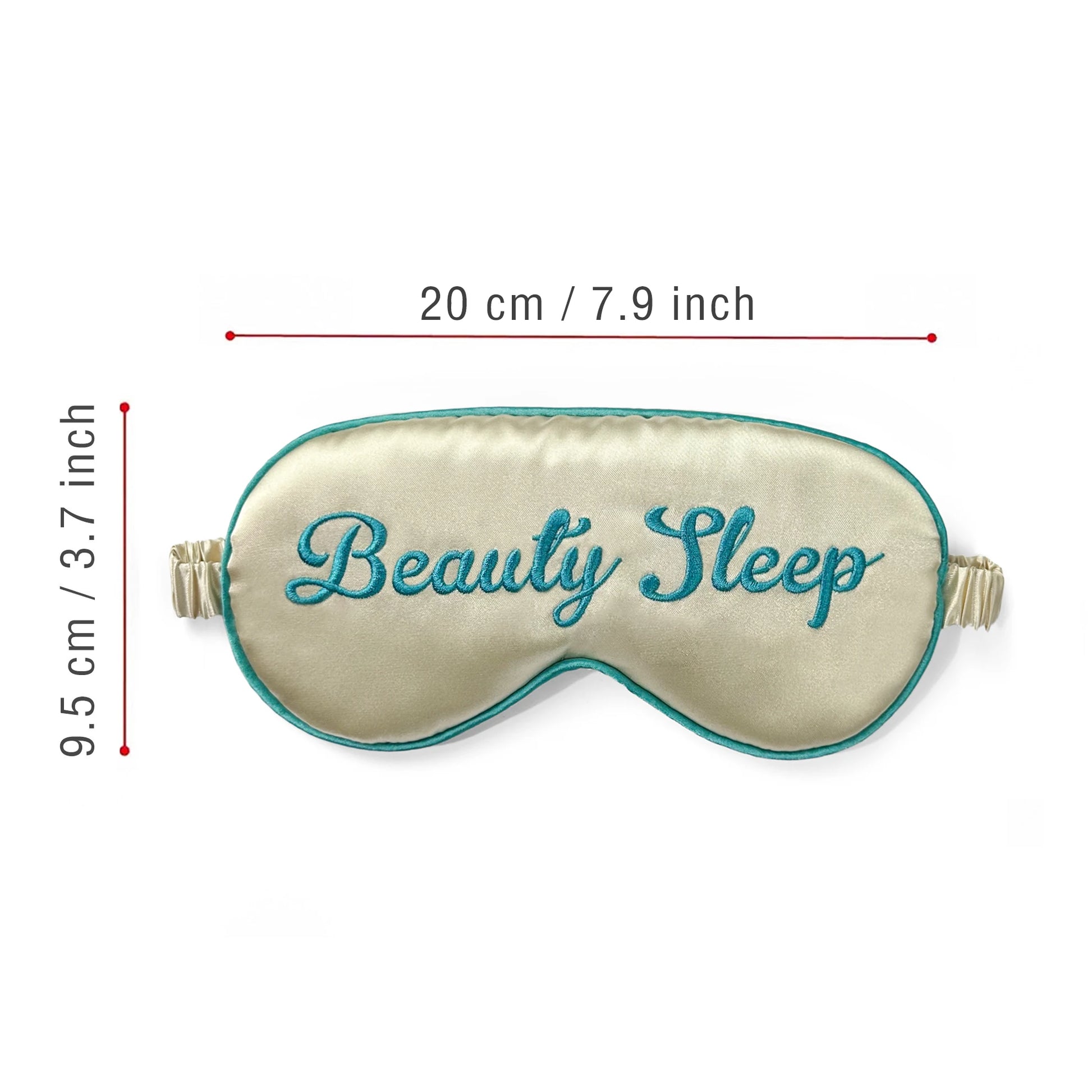 Beauty Schlafmaske | Weiche Doppelseitige Seiden-Augenabdeckung | Lichtblockierende Augenbinde mit Elastischem Band Kaufschwan®