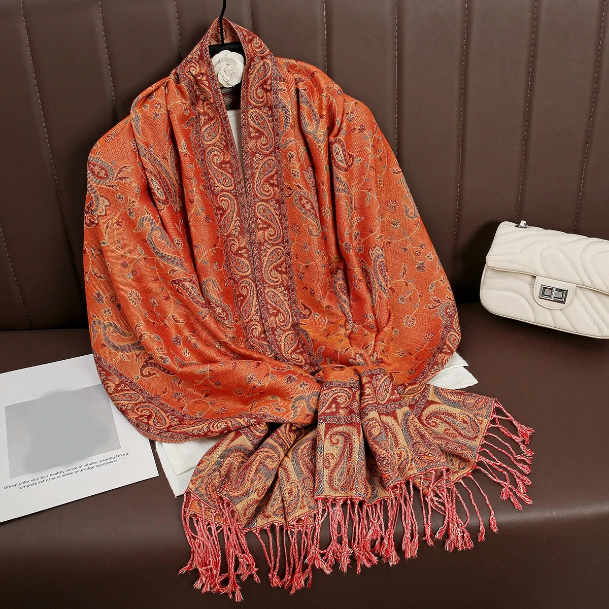 Pashmina Hijab Schal – Damen Langer Kaschmir Schal | Luxus Weicher Foulard, Turban & Muslimisches Kopftuch