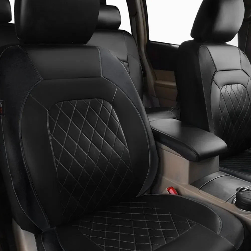 Universeller Autositzbezug aus PU-Leder – Rundum-Schutz Sitzkissen für Auto, SUV & Pickup Kaufschwan®