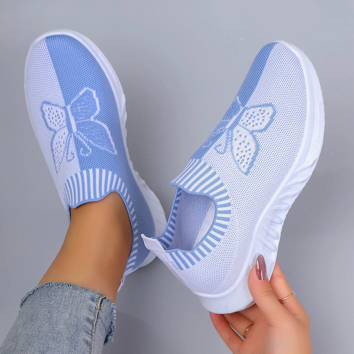 Frühling Damen Slipper – Bequeme, Atmungsaktive, Leichte & Langlebige Freizeitschuhe | Einfach zum Hineinschlüpfen Kaufschwan®
