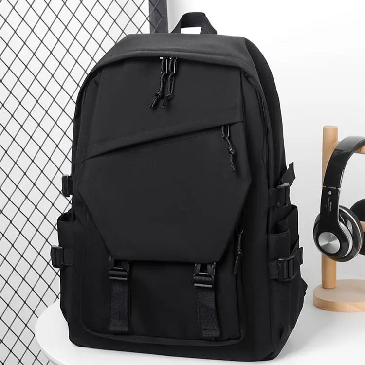 15-Zoll Polyester Wasserdichter Rucksack | Herren & Unisex Laptop Rucksack | Einfacher Solider Alltags- & Reiserucksack Kaufschwan®