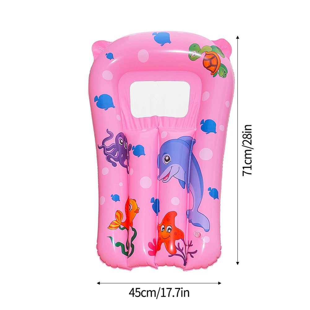 Kinder PVC Wasserhängematte – Aufblasbare Schwimmliege für Pool & Meer Kaufschwan® Rosa