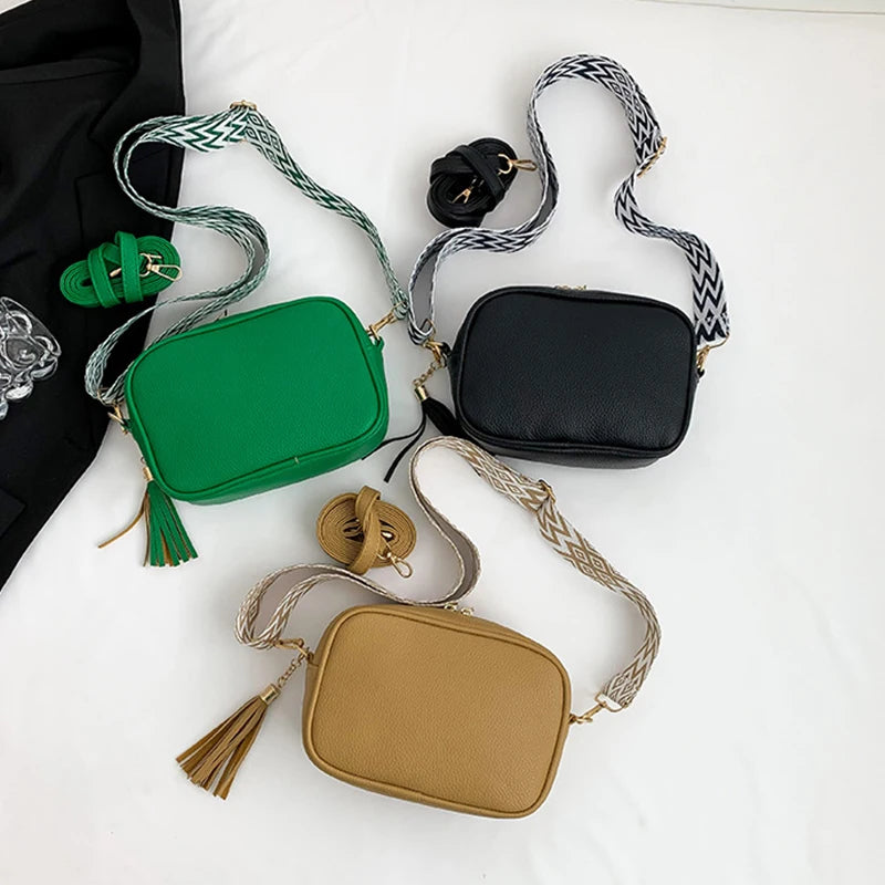 Minimalistische Schultertasche – Damen Umhängetasche mit Großer Kapazität | Einfarbige Kleine Quadratische Crossbody Tasche Kaufschwan®