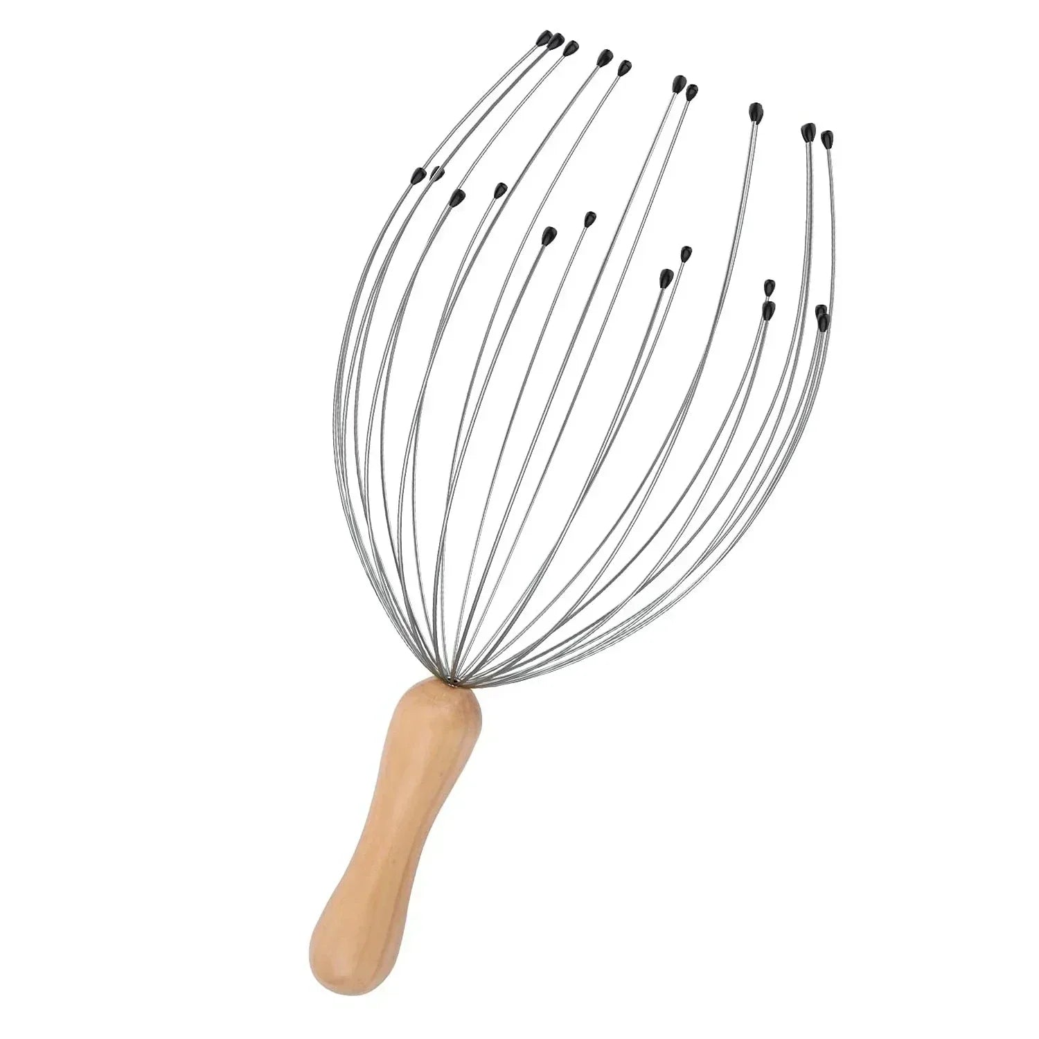 28-Finger-Oktopus-Kopf-Massager | Kopfhaut-Kratzer & Entspannungswerkzeug zur Spannungsreduzierung Kaufschwan® 24 Finger