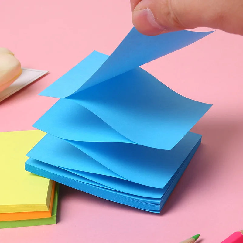 400 Seiten Sticky Notes – 8-Farbige Haftnotizen | Planer Sticker & Notizblöcke für Schule und Bürobedarf Kaufschwan®