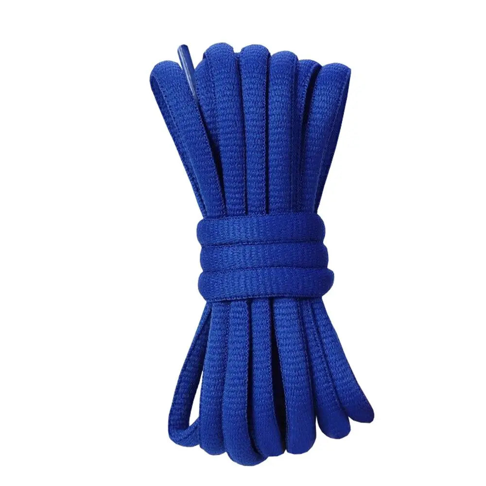 9mm Dicke Ovale Schnürsenkel – Premium Ersatzschnürsenkel für Dunks & Sneaker | 140cm Lange Robuste Sportschuh Laces Kaufschwan® Königsblau
