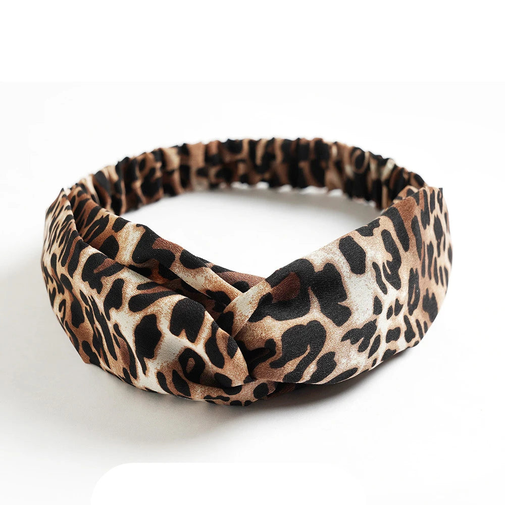 Haarreif mit Print – Vintage Sommer Turban-Haarband für Damen & Mädchen