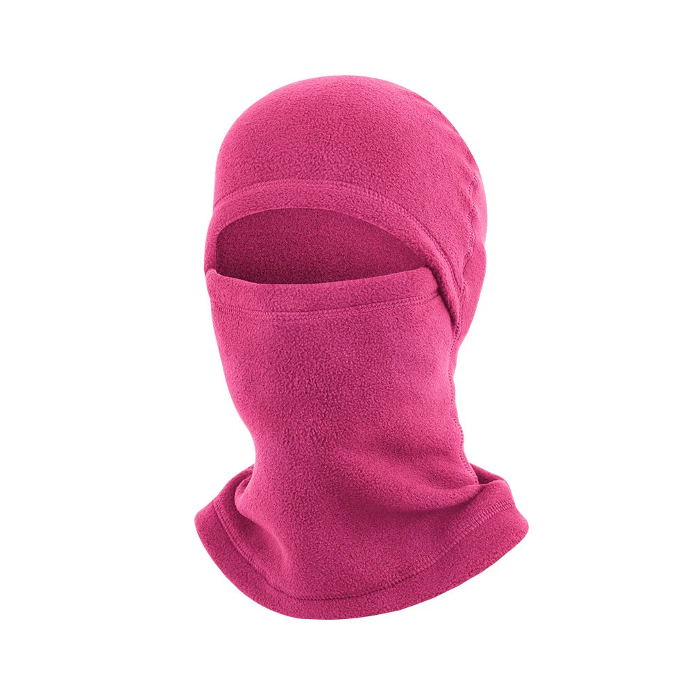 Vollgesichts-Balaclava – Winter Thermo-Fleece-Maske | Motorrad, Fahrrad & Sport Lauf Sturmhaube mit Halswärmer