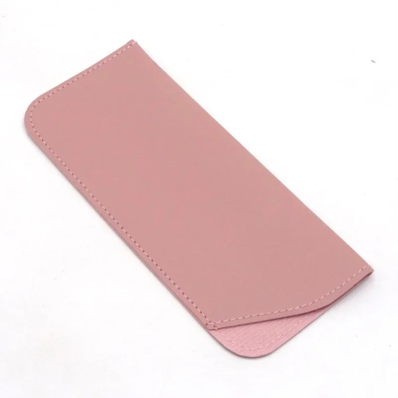 PU Leder Brillenetui – Sonnenbrillen und Lesebrillen Schutzhülle Tasche Kaufschwan® Rosa