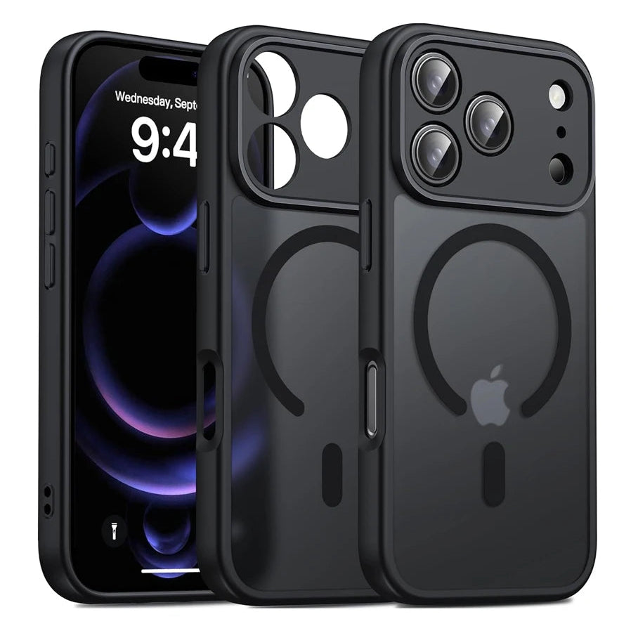 Hochwertige Fingerabdruckhemmende Matte MagSafe-Hülle für iPhone 18 Pro & iPhone 18 Pro Max – Durchscheinende Magnethülle zum Laden Kaufschwan®