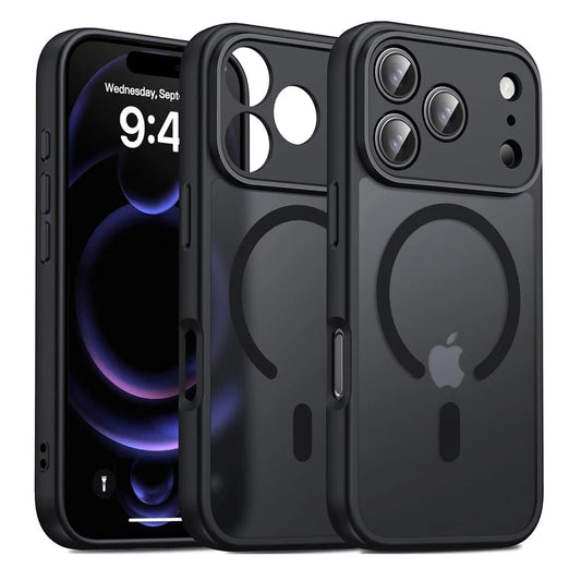 Hochwertige Fingerabdruckhemmende Matte MagSafe-Hülle für iPhone 18 Pro & iPhone 18 Pro Max – Durchscheinende Magnethülle zum Laden Kaufschwan®