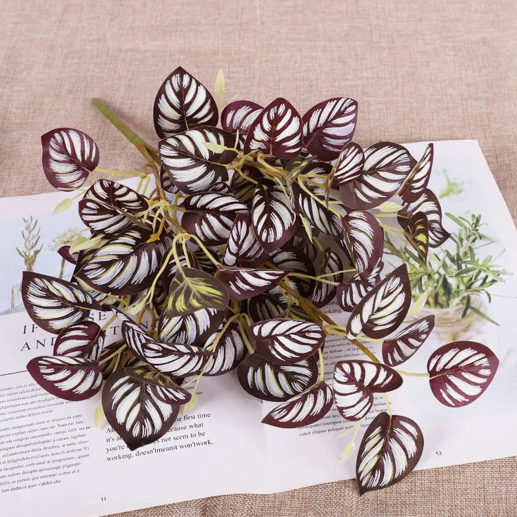 Kunststoff Künstliche Pflanzen für Wohndekoration – Künstliches Wandgras & Grünpflanzen für Garten, Dschungelparty & Innenraumgestaltung Kaufschwan®